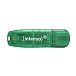 Intenso Rainbow Clé USB Drive 2.0 8 Go Vert