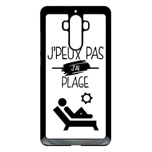 Coque huawei mate 9 j peux pas j ai plage 1
