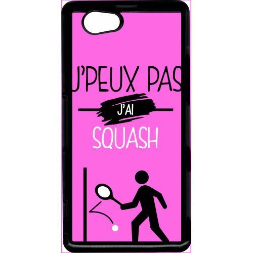 Coque sony z1 mini j peux pas j ai squash 6