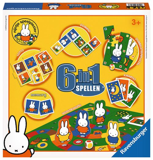 Joyeux Jeux D'Enfants Miffy 6-En-1