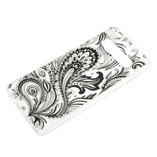 Coque en TPU motif 3D diamant tendre dentelle noire pour votre Samsung Galaxy S10