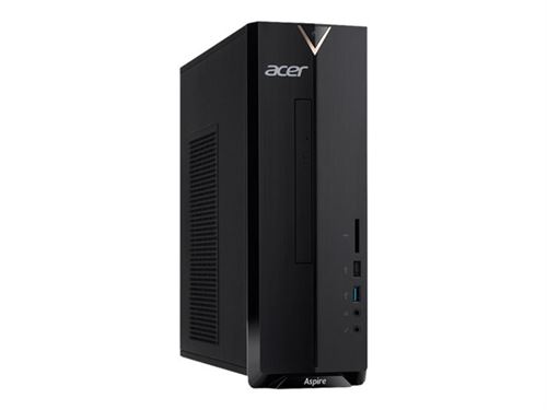 Acer Aspire XC-886 - SFF - Core i3 9100 / 3.6 GHz - RAM 4 Go - HDD 1 To - DVD SuperMulti - GF GT 720 - GigE - LAN sans fil: 802.11a/b/g/n/ac, Bluetooth 4.2 - Win 10 Familiale 64 bits - moniteur : aucun