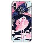 Coque Souple Gel Transparente IPhone X (10) - Modèle Plumes #2 - NOVAGO - Neuf