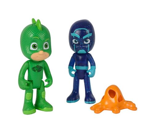Simba 109402149 – Masques PJ Figurines Gecko et Ninja