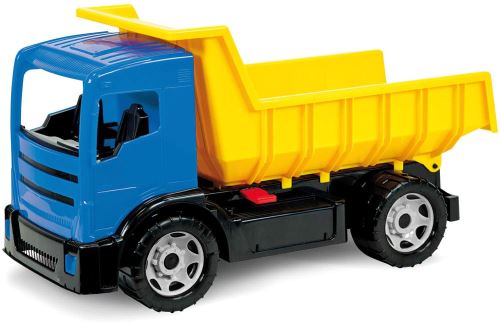 Lena camion à ordures Giga Trucksjunior 61 cm bleu/jaune