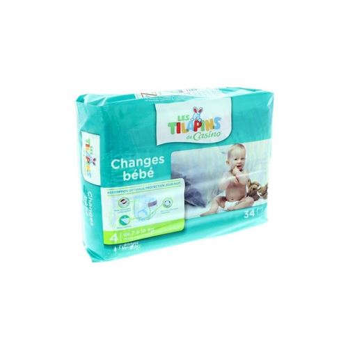 Les Tilapins 34 Couches Maxi Taille 4 - 7 A 18kg