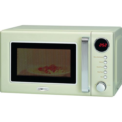 Clatronic Four à micro-ondes avec grill 20 litres MWG 790 couleur crème