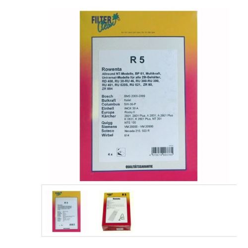 Sac Aspirateur Papier X4 pour Aspirateur Rowenta - 5392546