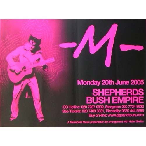 Mathieu CHEDID - 75x100 cm - AFFICHE / POSTER