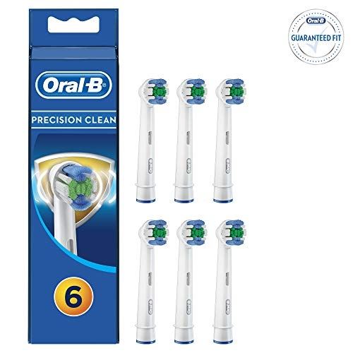 Braun oral-b oral-b precision clean lot de 6 brossettes anti-bactériennes anti-bactéries