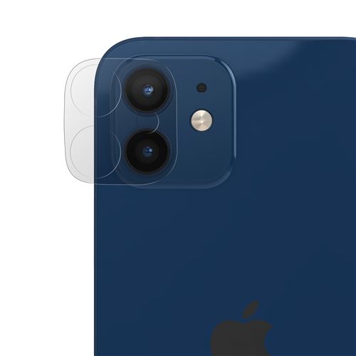 Avizar Protection Caméra pour iPhone 12 Verre Trempé Anti-trace Transparent