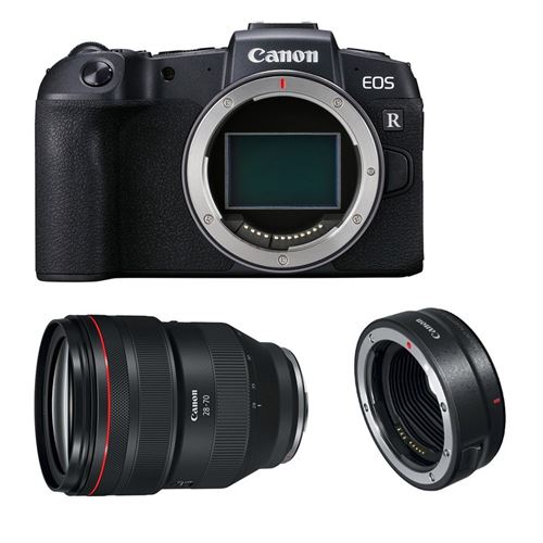 CANON eos rp + rf 28-70mm f/2l usm + bague ef-eos r