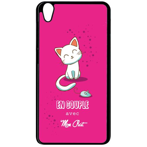 Coque Lenovo S850 En Couple Avec Mon Chat Fond Rose
