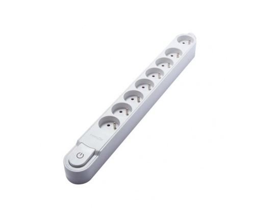 Chacon multiprise bloc design - 8 x 16a - 1,5 m - avec interrupteur - blanc