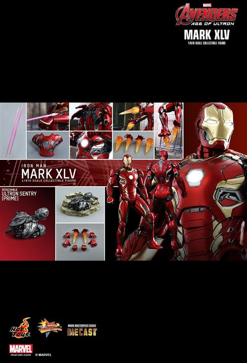 Samsung Hot Toys Mms300D11 - Marvel Comics - Avengers : Age Of Ultron - Iron Man Mark 45