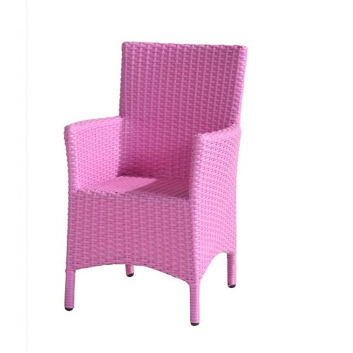 Fauteuil extérieur enfant Rimini rose Hespéride