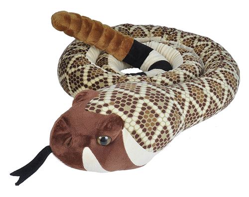 Wild Republic peluche Serpent à sonnette texan 287 cm en peluche marron