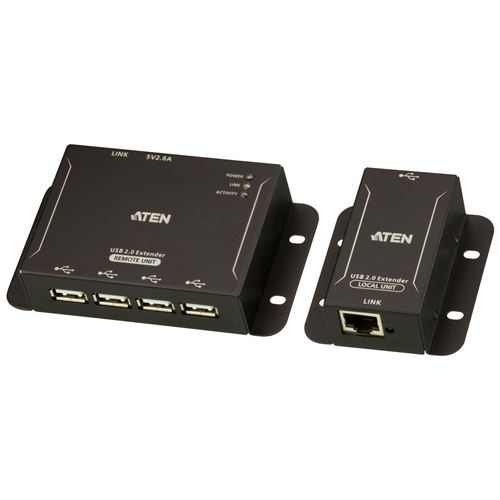 ATEN UCE3250, extension USB 4 ports, extension USB 2.0 Cat.5 (jusqu'à 50 m)