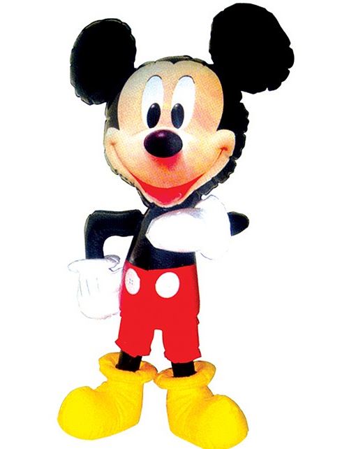 Poupee Personnage Gonflable Mickey Disney 52 Cm