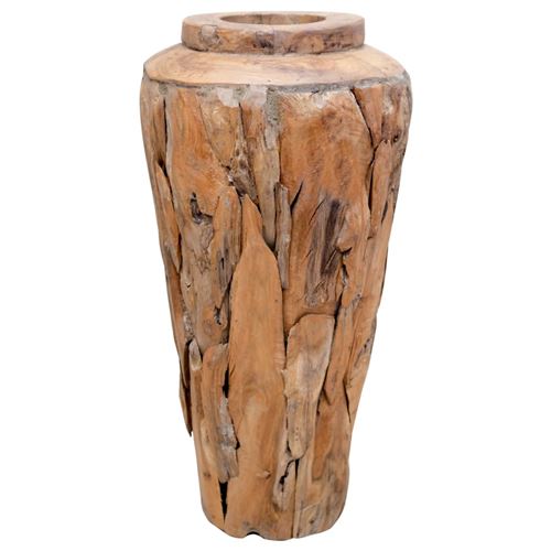 Vidaxl - Vase de d&eacute;coration 40 x 60 cm Bois de teck solide n/a