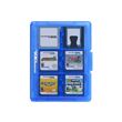 Hori Boîte de rangement bleue pour 24 jeux Nintendo DS, DSi ou 3DS