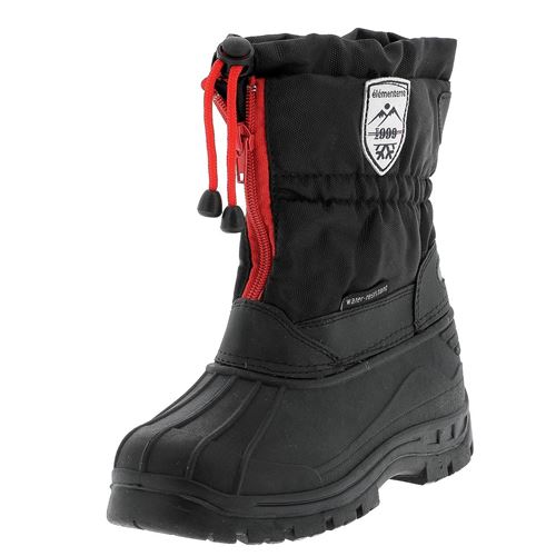 Bottes neige apr s ski Elementerre Picton noir roug boot cdt Noir Taille 38 r f 60405