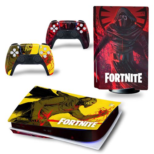 GENERIQUE Autocollant Stickers de Protection pour Console Sony PS5 Edition Standard - - Fortnite (TN-PS5Disk-4283) 