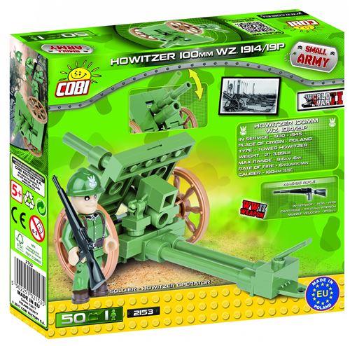 Cobi Small Army howitzer WZ.1914/19P Kit de 50 pièces (2153)
