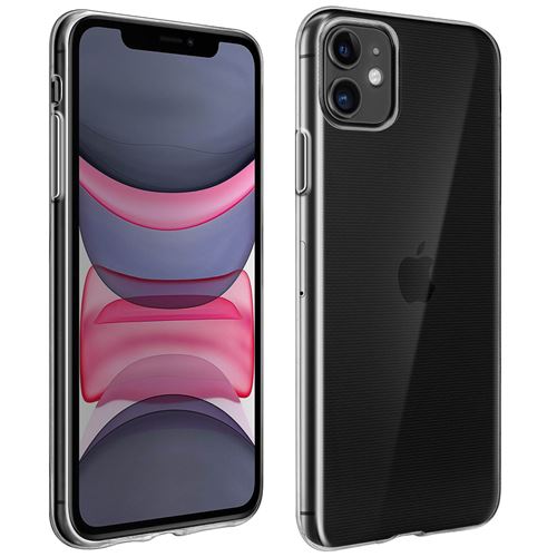 Coque pour Apple iPhone 11 Protection Silicone Souple Ultra-Fin Transparent