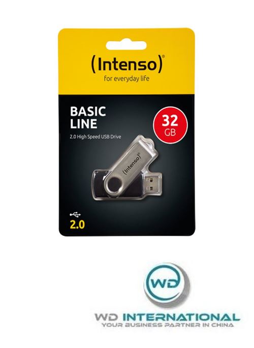 Clé USB INTENSO 3503480 32 GB Argent Noir