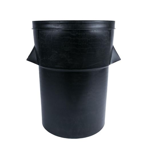 Poubelle en plastique noire 94l