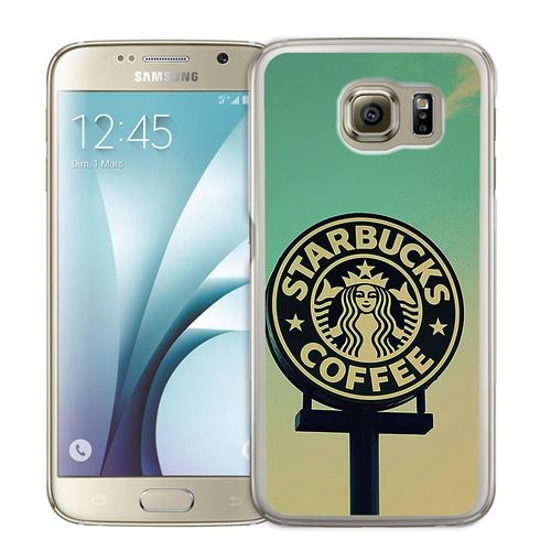 Coque pour Samsung Galaxy S6 Edge starbucks vintage