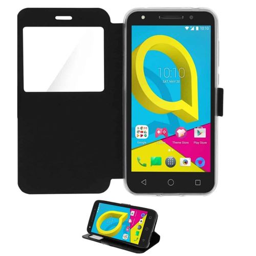 Etui Noir pour ORANGE RISE 52 , ALCATEL U5 4G