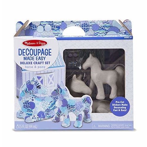 Melissa & Doug Decoupage Made Easy-Cheval & Poney