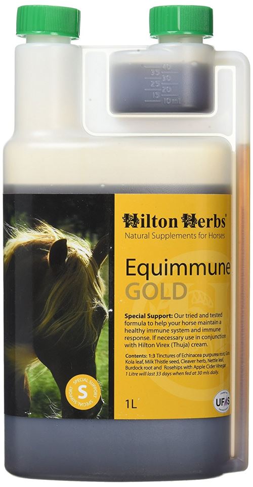 Hilton Herbs Equimmune Gold 1 L Complément Alimentaire Cheval Système Immunitaire