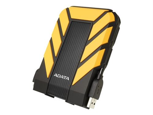 ADATA HD710P - Disque dur - 2 To - externe (portable) - 2.5 - USB 3.1 - jaune