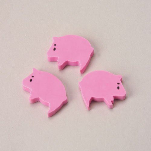 Gommes à effacer Pink Toy Pig (paquet de 144)