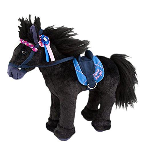 L'Univers du Cheval Peluche Ange Noir - Miss Melody 25 cm