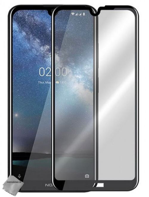 Film de protection verre trempe incurve integral pour Nokia 2.2 - NOIR