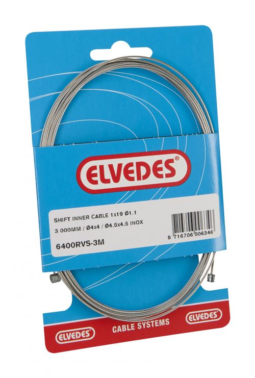 Elvedes dérailleur câble interne 3000 mm argent