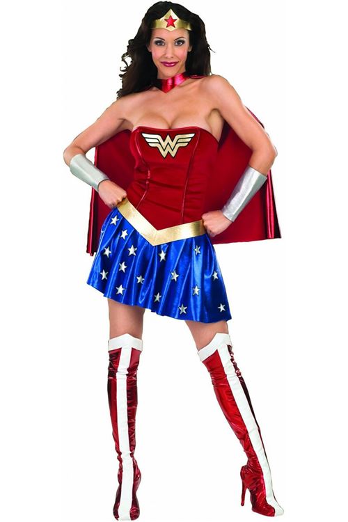 Costume Adulte Wonder Woman Luxe - S
