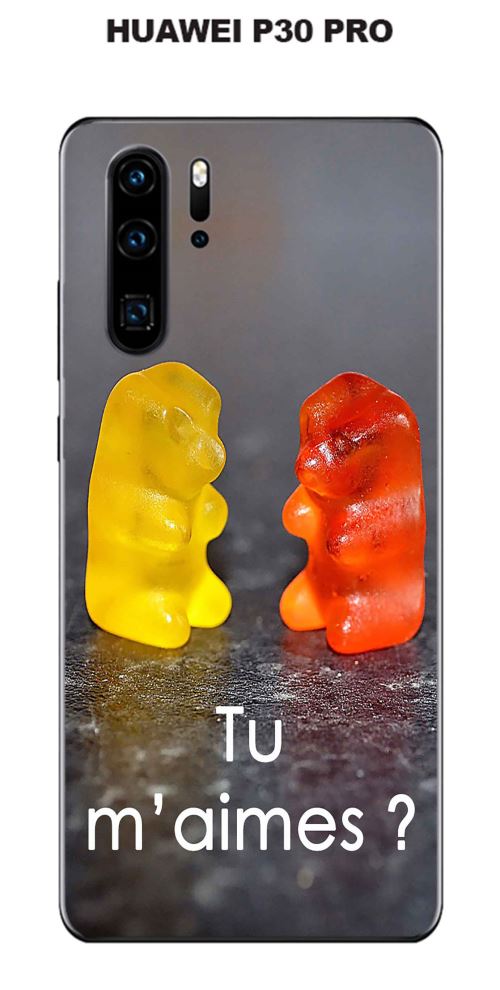 Coque Huawei P30 PRO design Bonbons nounours