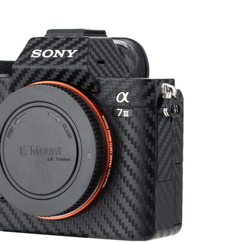 Kiwifotos JJC KS-A7M3CF Film de Protection en Fibre de Carbone pour Sony a7 III, a7R III