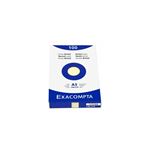 EXACOMPTA Fiches bristol, A5, quadrillé, blanc