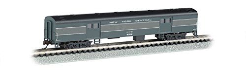 Bachmann Industries Smooth Side New York Central N-Scale Baggage Car, 72