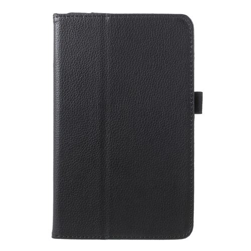 Etui en PU litchi noir pour votre Xiaomi Mi Pad 4