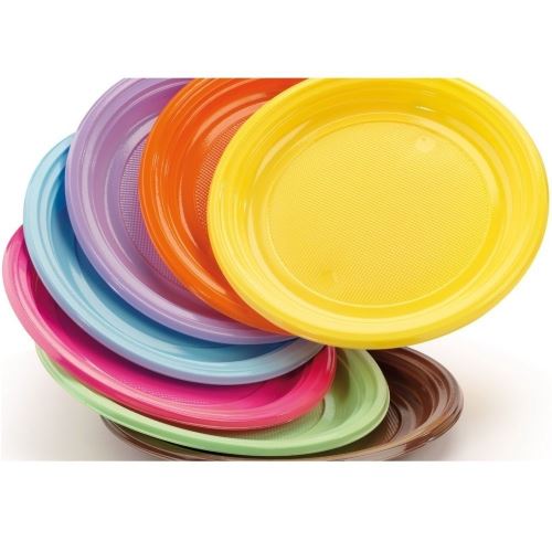 Lot de 50 assiettes à dessert, orange