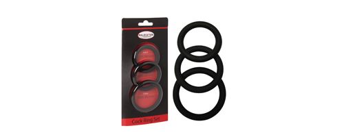 Lot de 3 Cockrings de Malesation