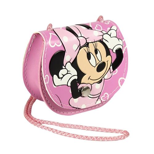 Sac à bandoulière Disney Minnie Mouse 10x8.5x3.7 cm Rose