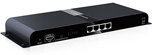 Techly np extender splitter 4 vie hdmi con ir su cavo cat.6 6a 7 fino a 120m